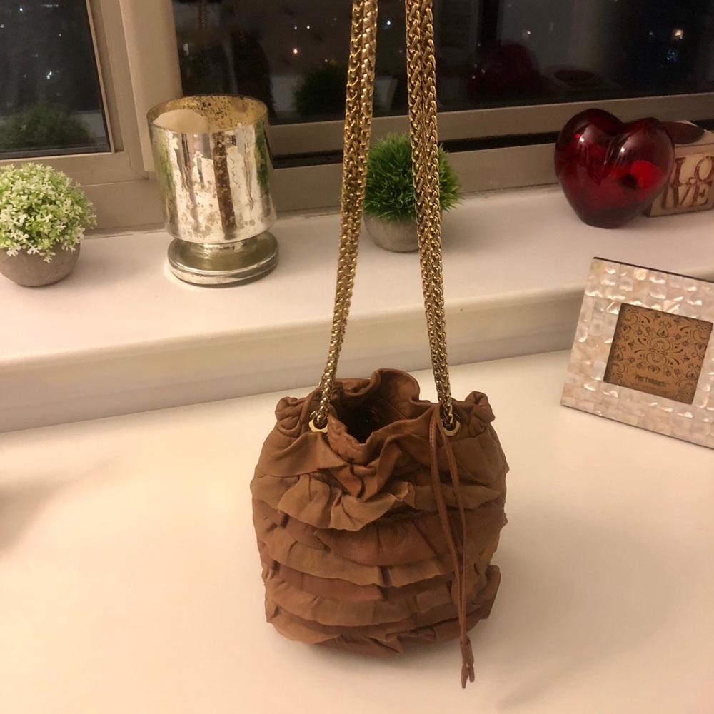 Elie Tahari Brown Leather Bag
